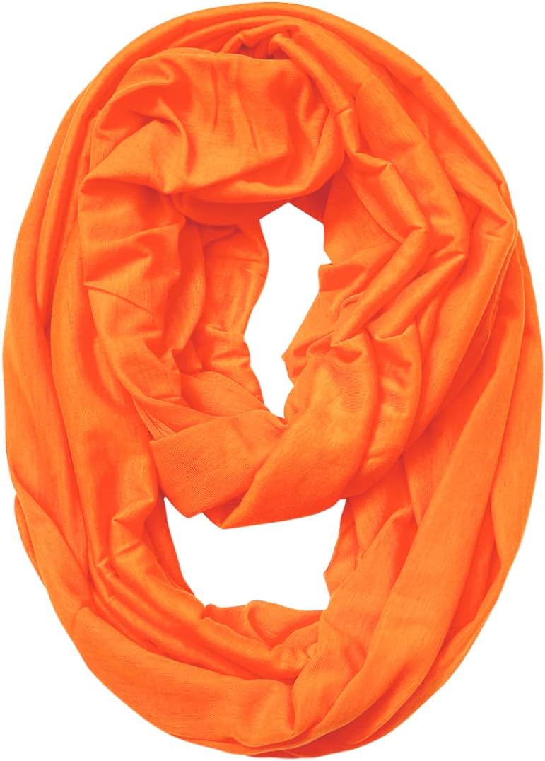 Infinity Scarf Knit - Soft Light Weight Infinity Scarf With