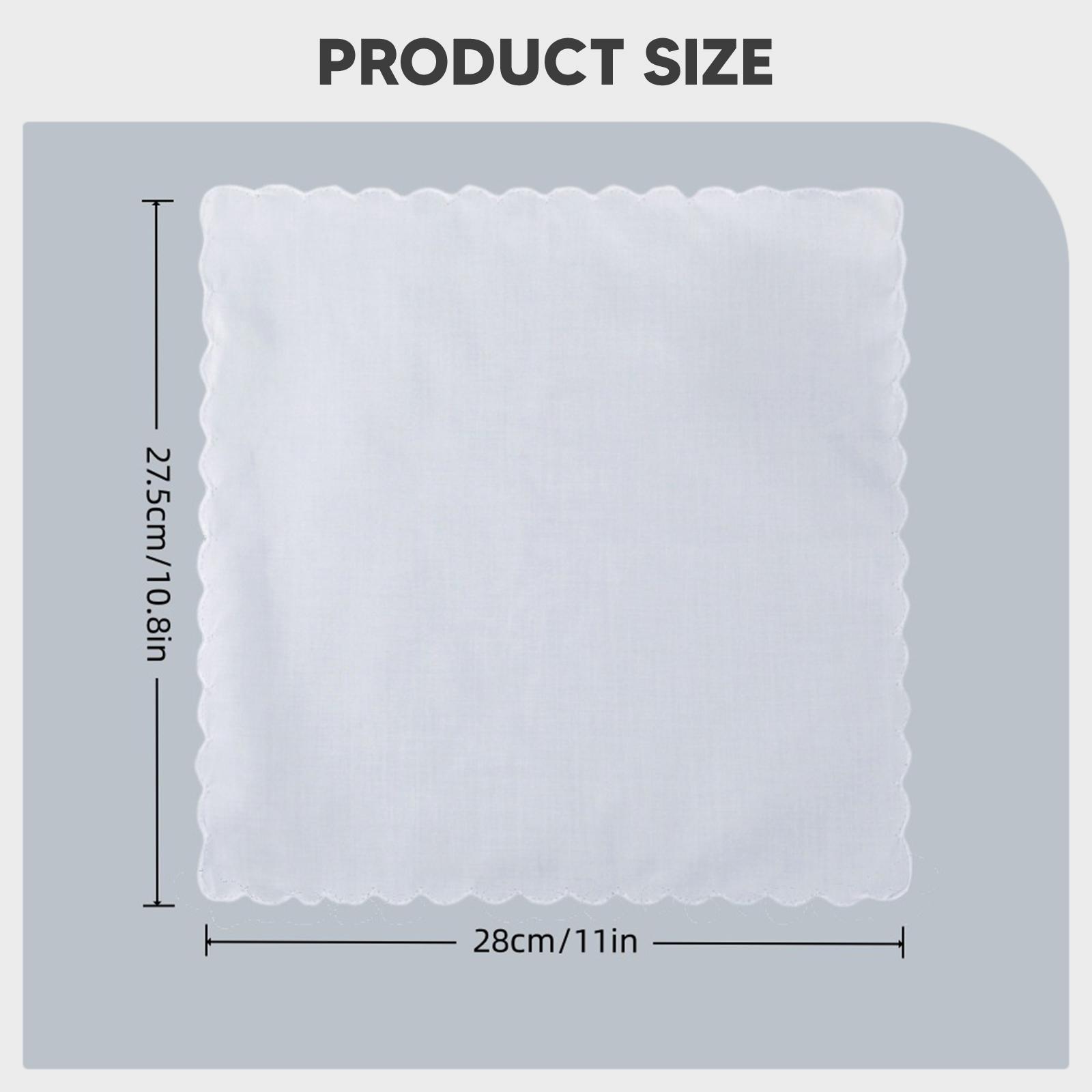 6Pcs Cotton Handkerchiefs for  - Handkerchief Cotton Men 评论和价格