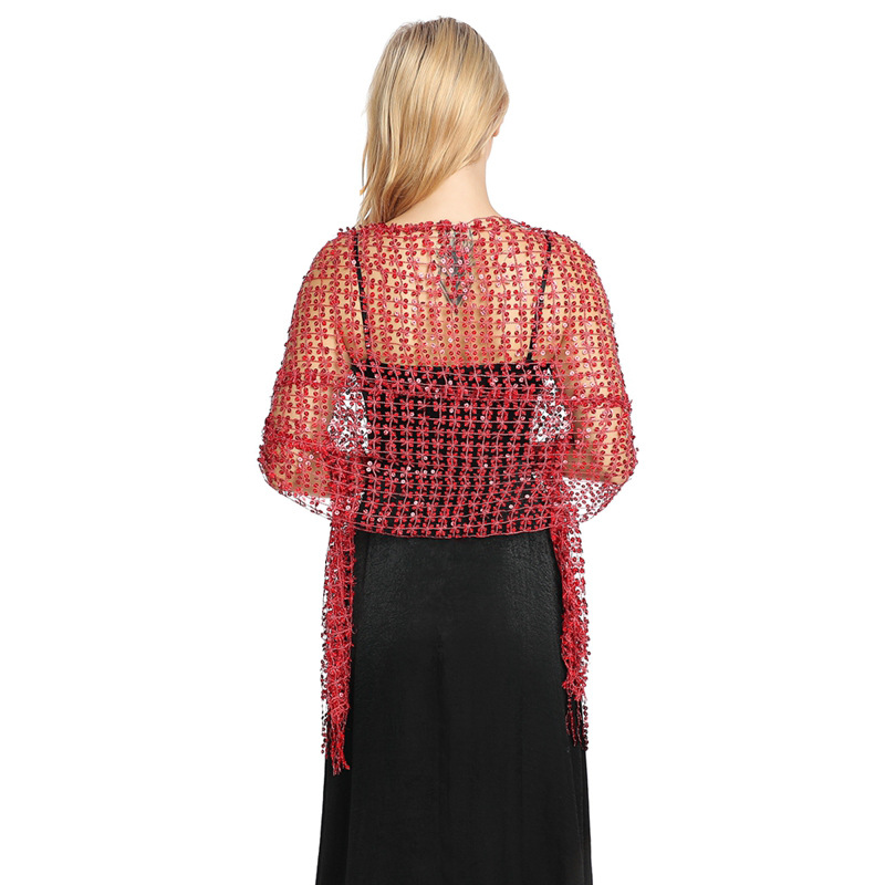 European and American Sequins  - Stole Wedding Shawl 评论和价格