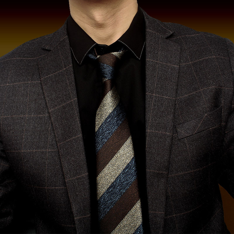 Fashion Slim Skinny 7-8cm Neck - Skinny Tie Men 评论和价格