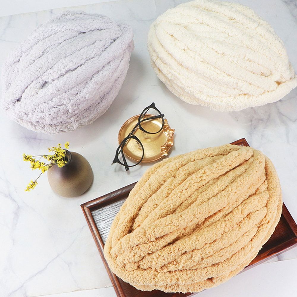 250g/Ball Multicolor Chenille  - Woven Scarf Blanket 评论和价格