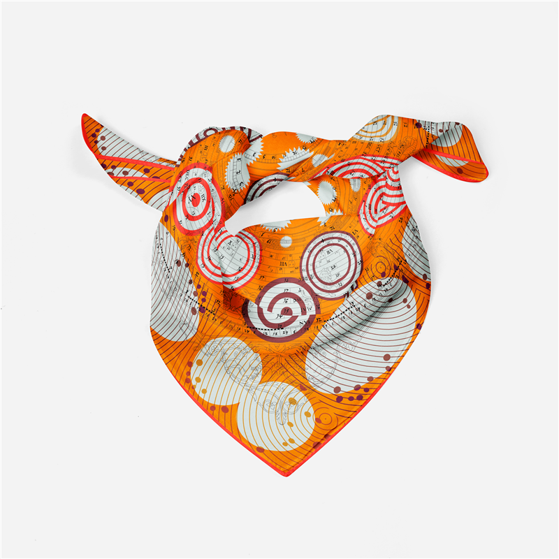 53cm Woman Scarf Shawl 100% Tw - Scarf Silk Square 评论和价格