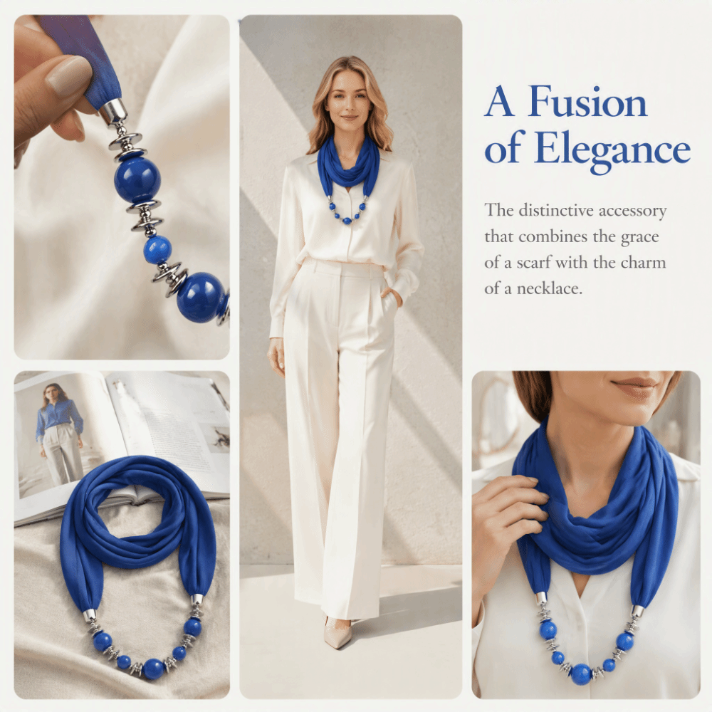Fashion Chiffon Scarf Beaded E - Infinity Scarf Knit 评论和价格