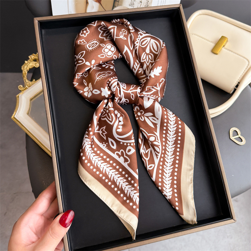 1Pc cashew print fashion silk  - Silk Neck Scarf 评论和价格