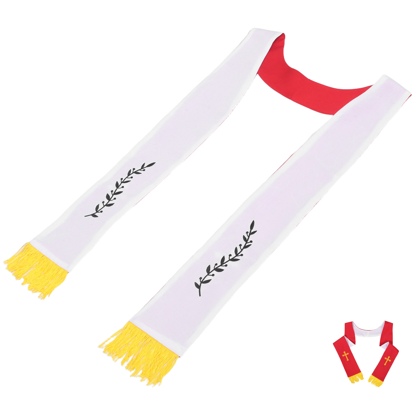 Reversible Clergy Stole Embroi - Stole Wedding Shawl 评论和价格
